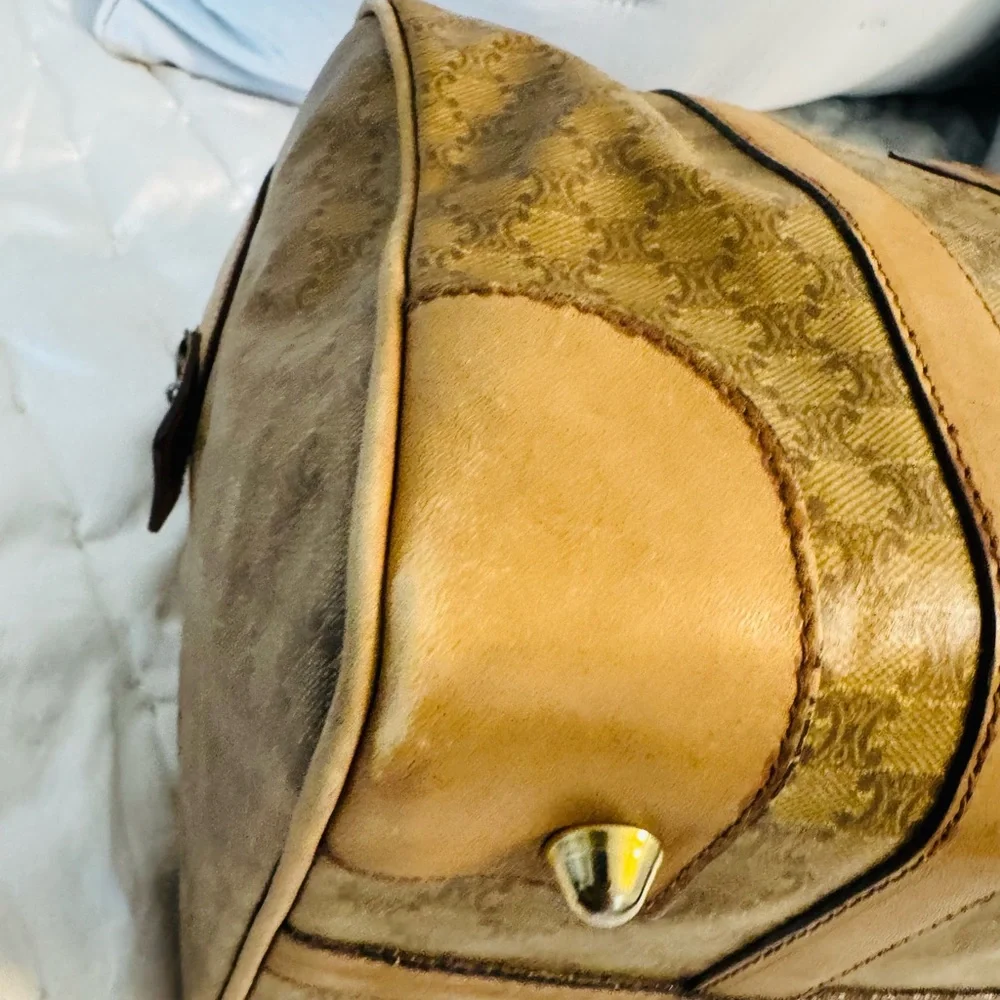 Celine Beige and Tan Satchel - Picture 15 of 16
